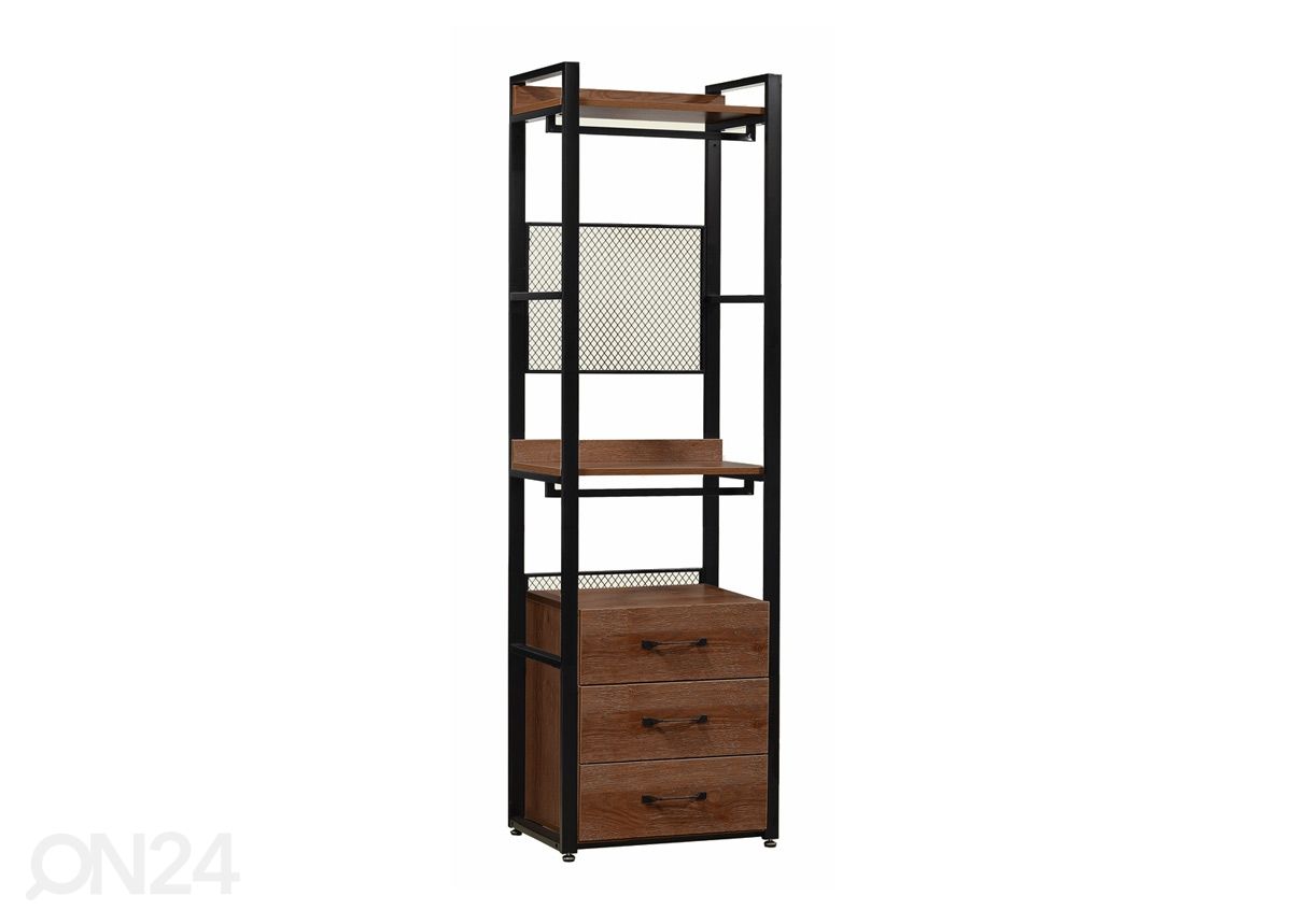 Гардеробная система (2 полки+ 2 штанги+ тумба) 60x200 cm увеличить