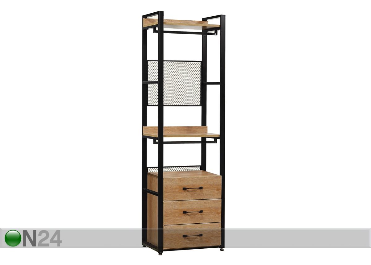 Гардеробная система (2 полки+ 2 штанги+ тумба) 60x200 cm увеличить