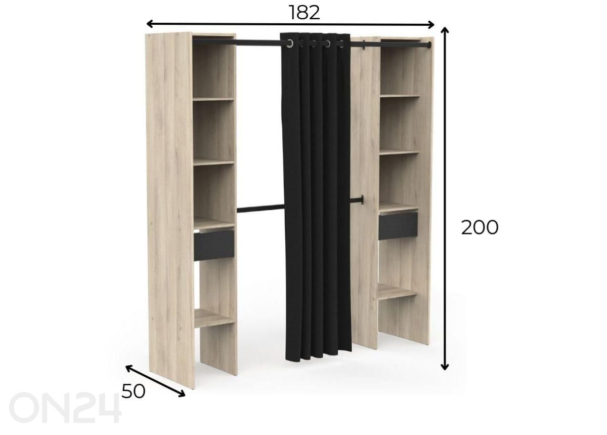 Гардероб Diego 182 см увеличить размеры