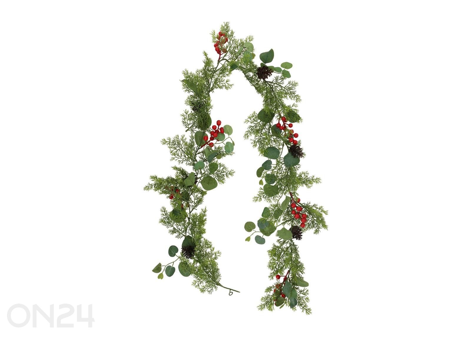 Гирлянда Greenland, 180 см, с ягодами и эвкалиптом увеличить