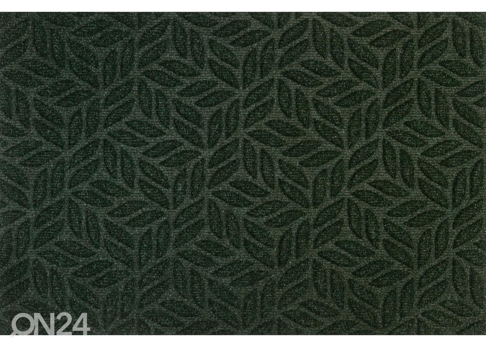 Дверной коврик Dune Leaves midnight green 60x90 см увеличить