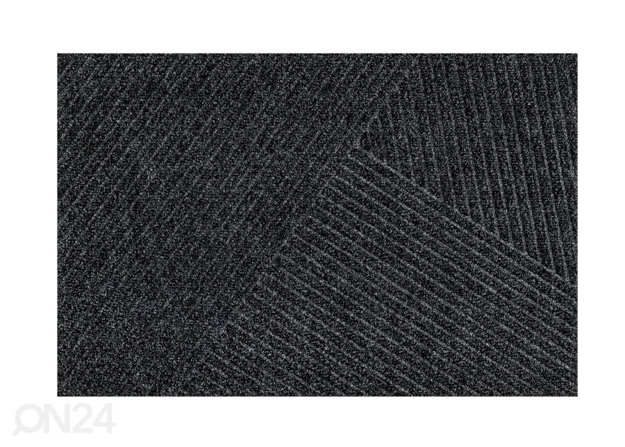Дверной коврик Dune Stripes dark grey 60x90 см увеличить