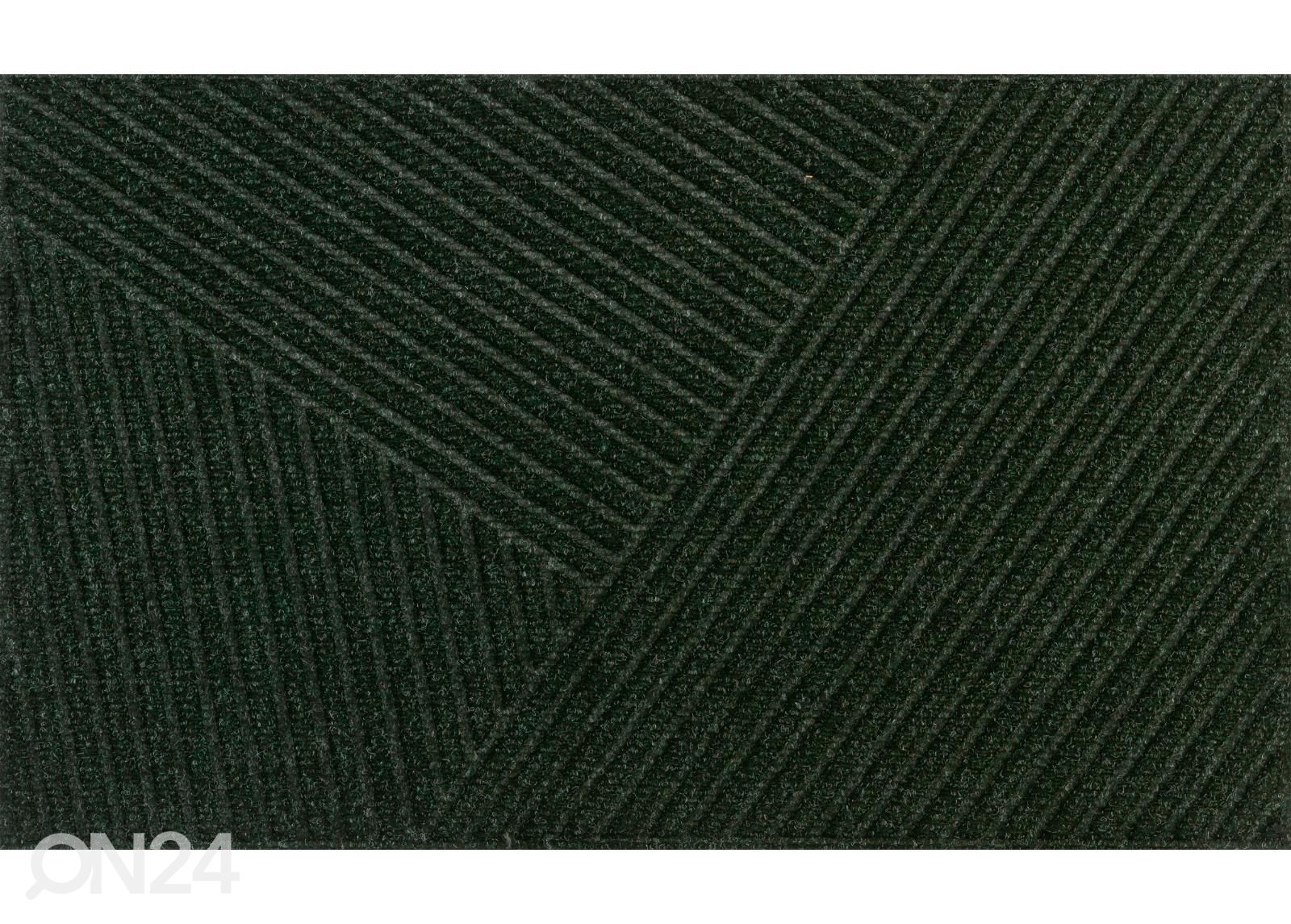 Дверной коврик Dune Stripes midnight green 45x75 см увеличить