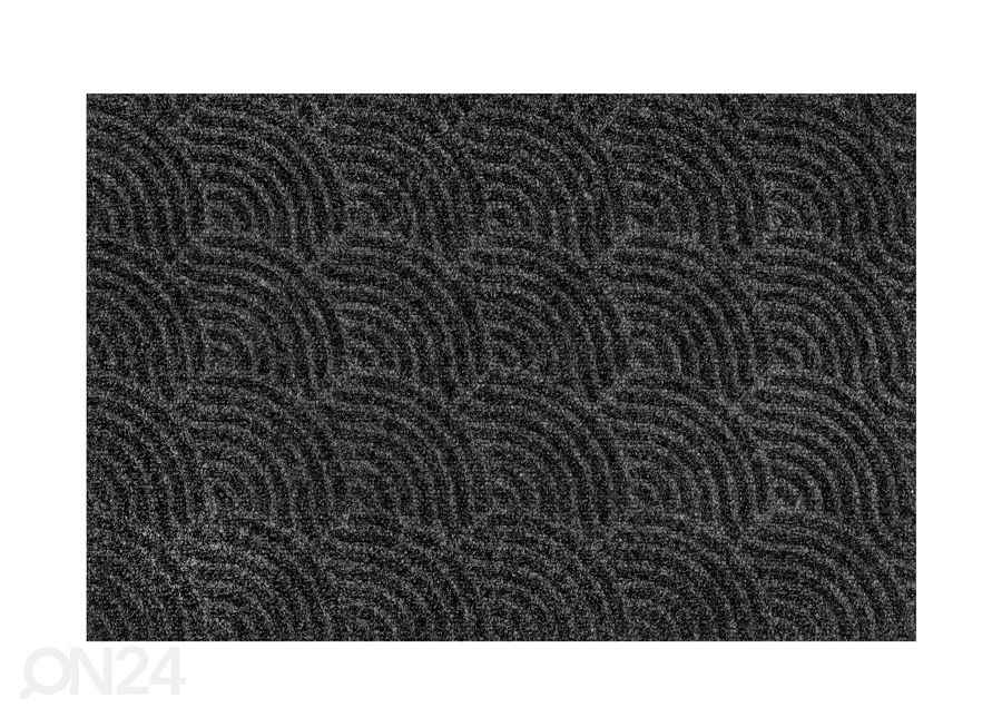 Дверной коврик Dune Waves dark grey 60x90 см увеличить