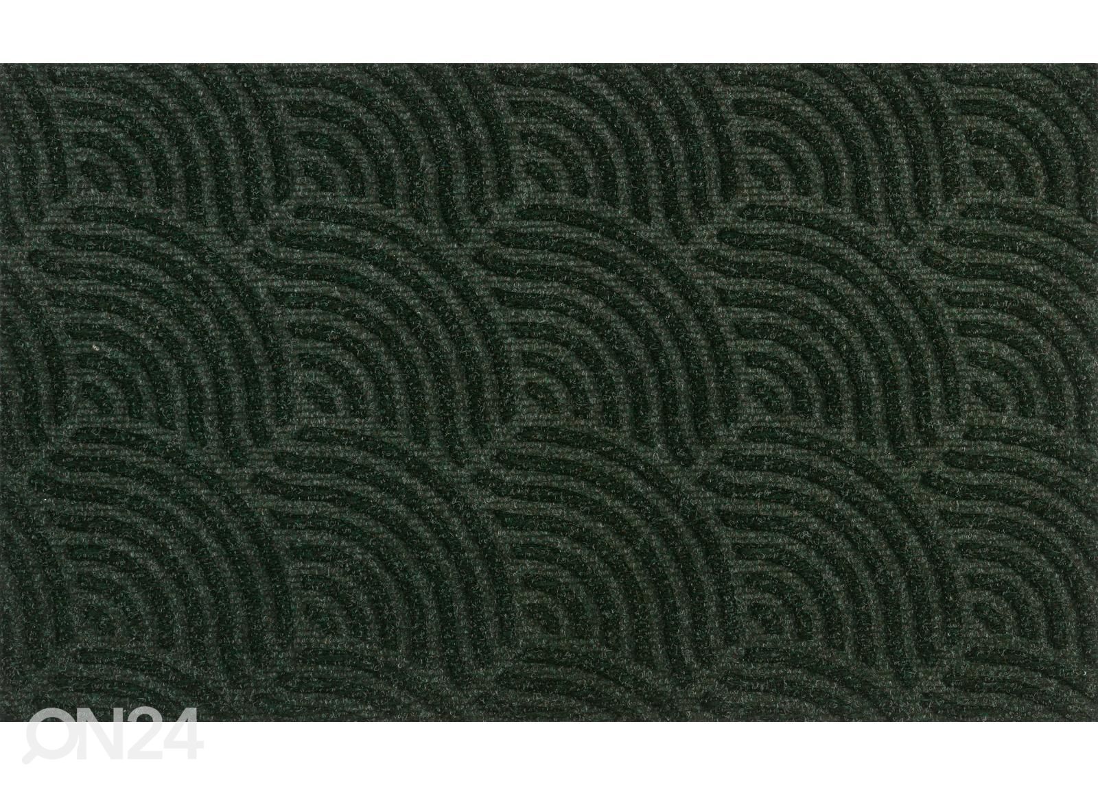 Дверной коврик Dune Waves midnight green 45x75 см увеличить