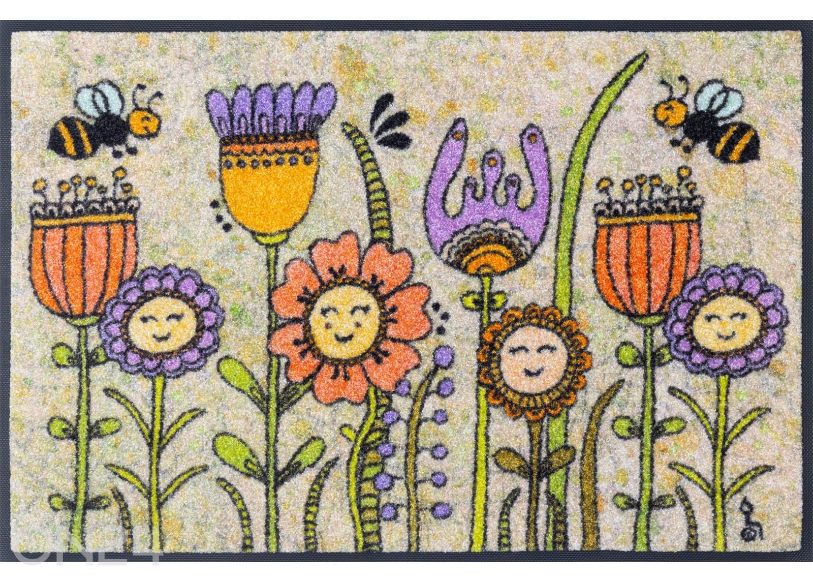 Дверной коврик Friendly Flowers 50x75 см увеличить