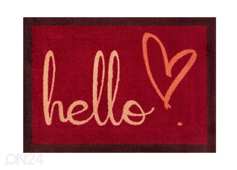 Дверной коврик Hello Heart 50x70 см увеличить
