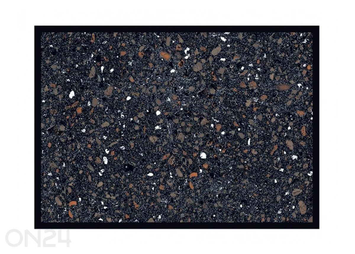 Дверной коврик Terrazzo Black 67x100 см увеличить
