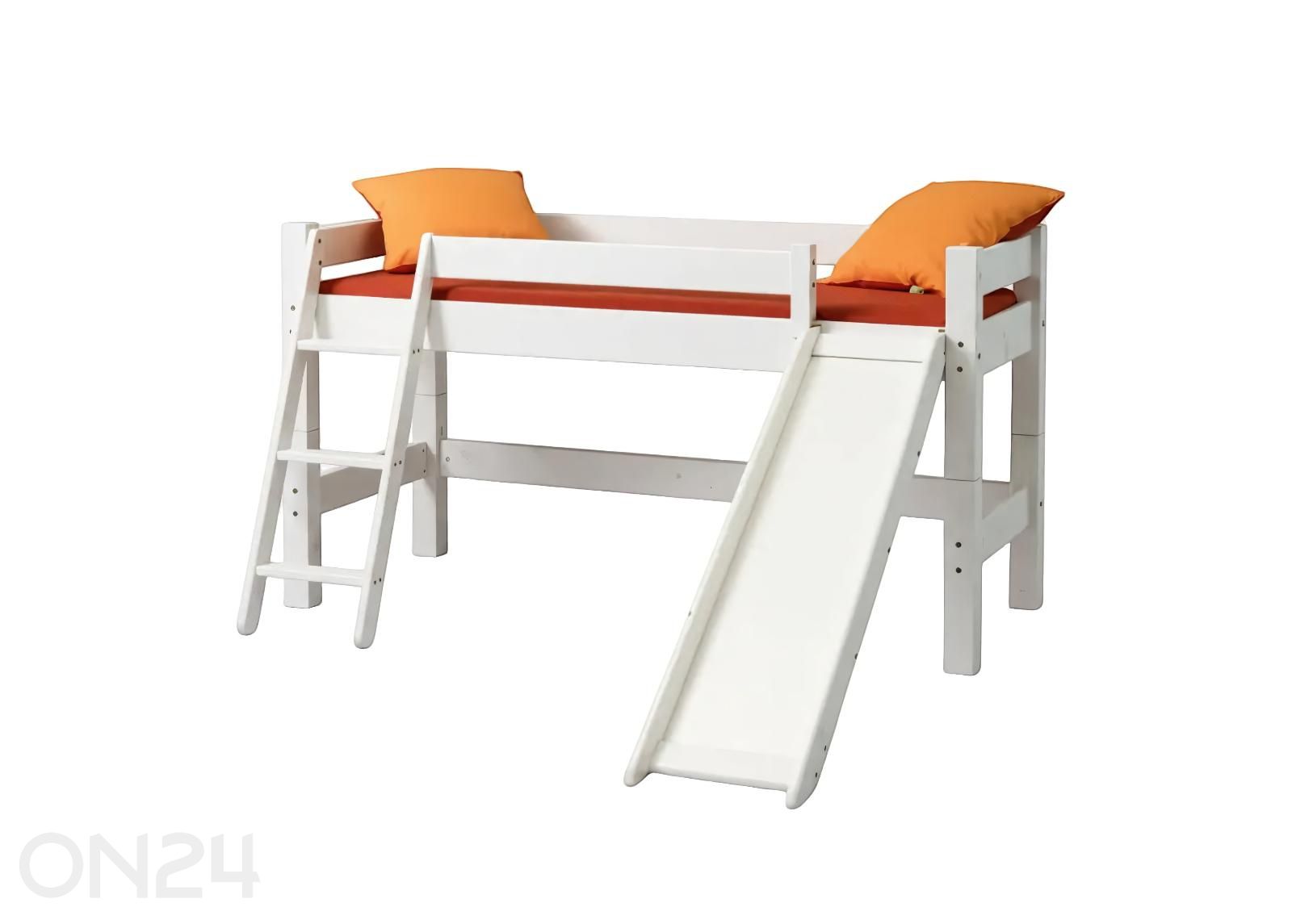 Двухъярусная кровать с горкой Moby 90x200 cm увеличить