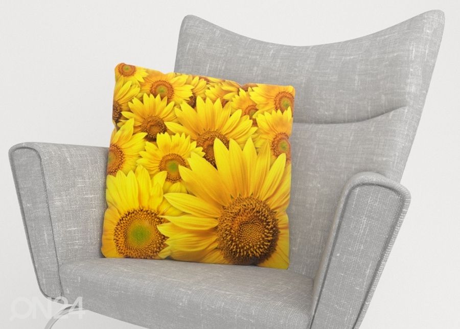 Декоративная наволочка Sunflowers 40x60 см увеличить