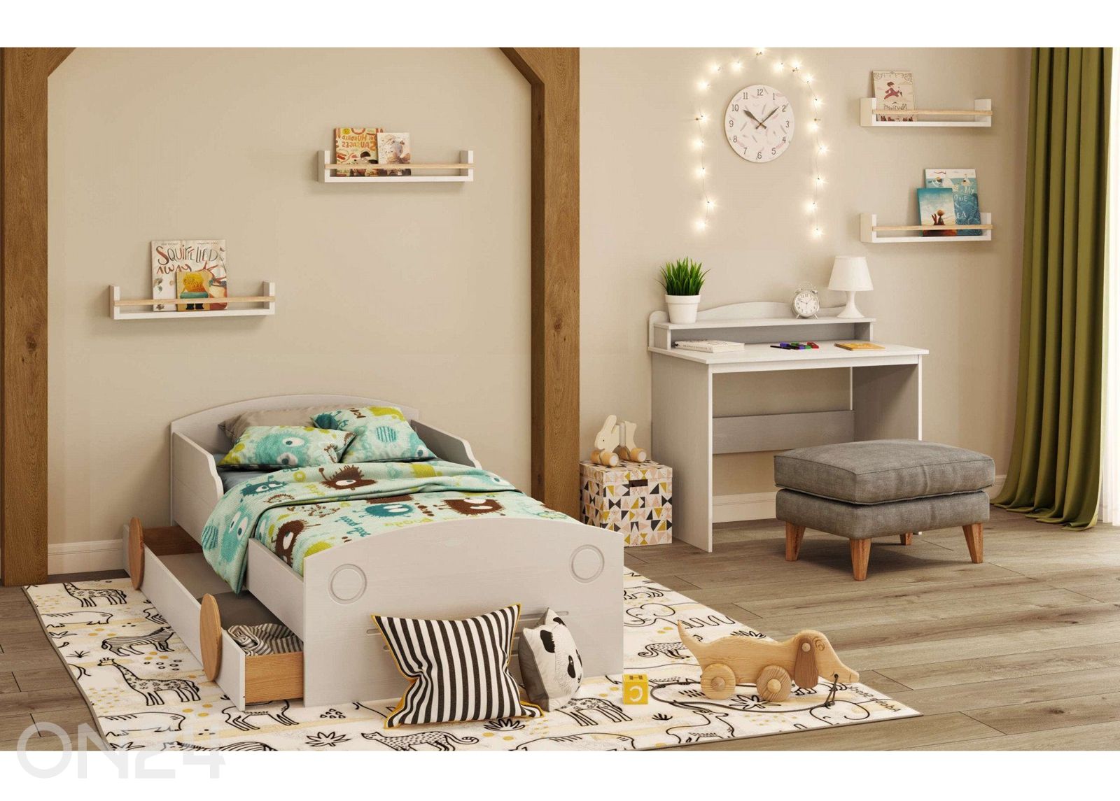 Детская кровать Auto 80x160 cm увеличить