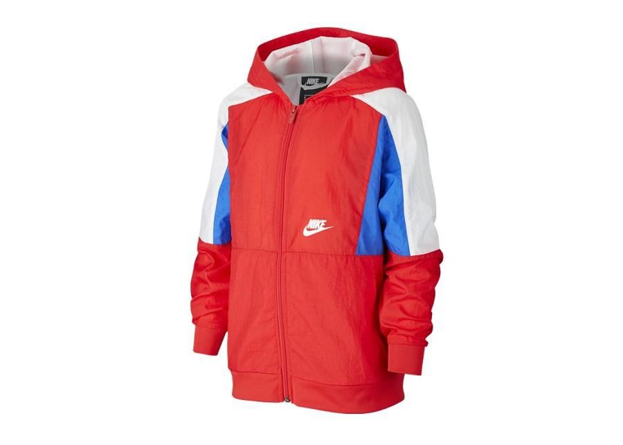 Детская толстовка Nike Nsw Woven FZ Hoodie Jr CJ7895-657 увеличить