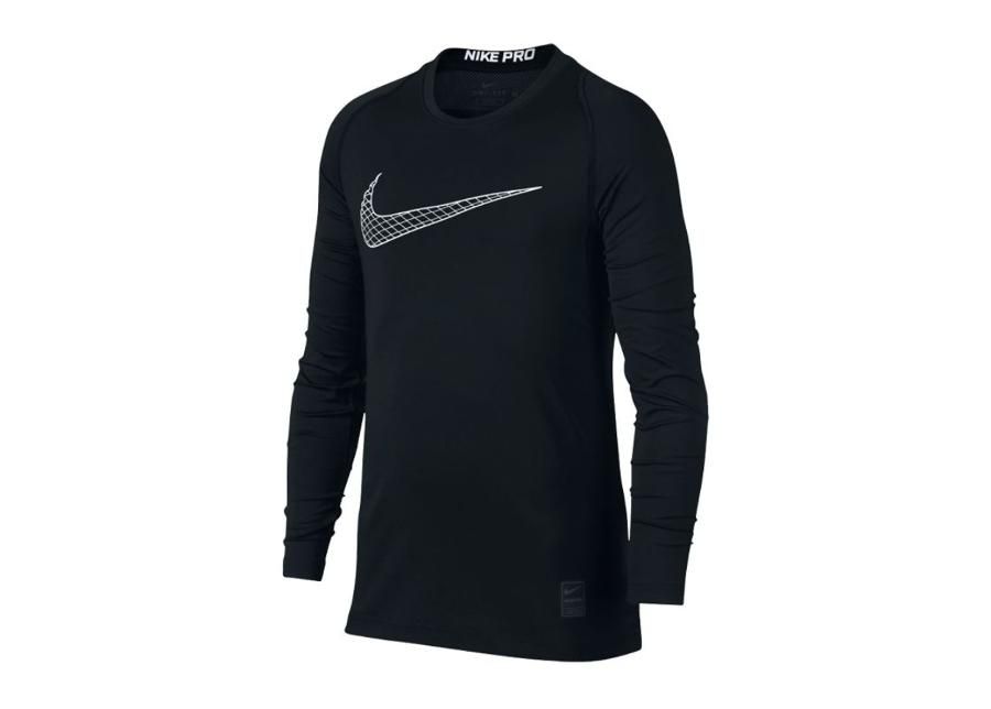 Детская толстовка Nike Pro Fitted LS Shirt Junior 858230-011 увеличить