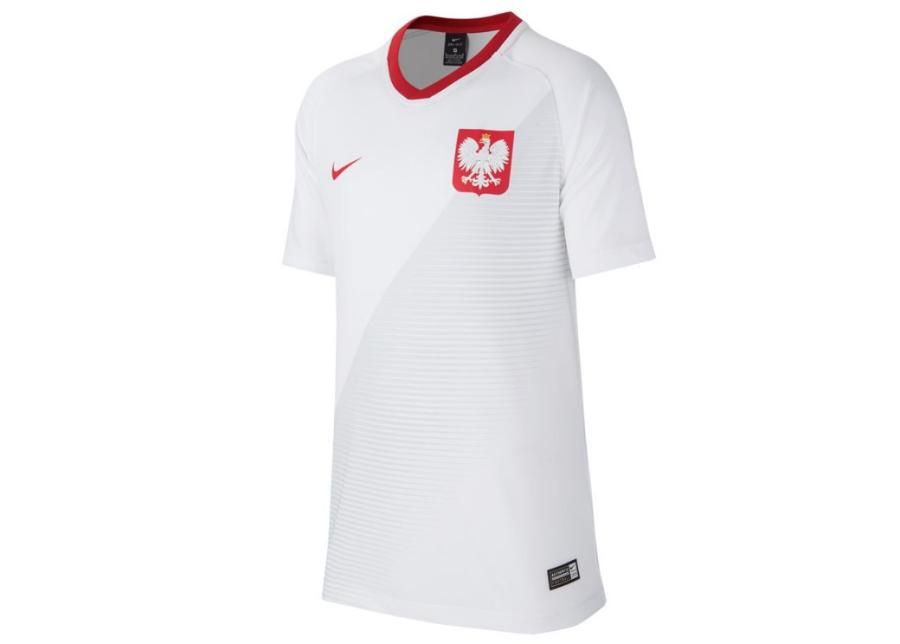 Детская футболка Nike Polska Breathe Football Top Home Jr 894013-100 увеличить