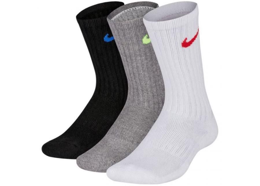 Детские носки для тренировок, 3 пары, Nike Performance Cushioned Crew NS Jr SX6842 906 увеличить