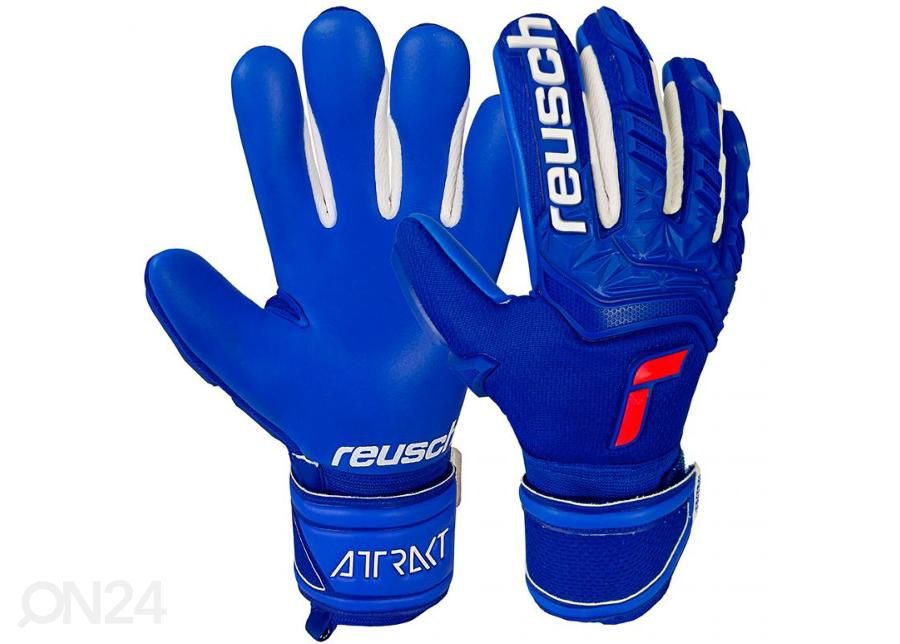 Детские перчатки для вратаря Reusch Attrakt Freegel Silver Finger Support Junior увеличить