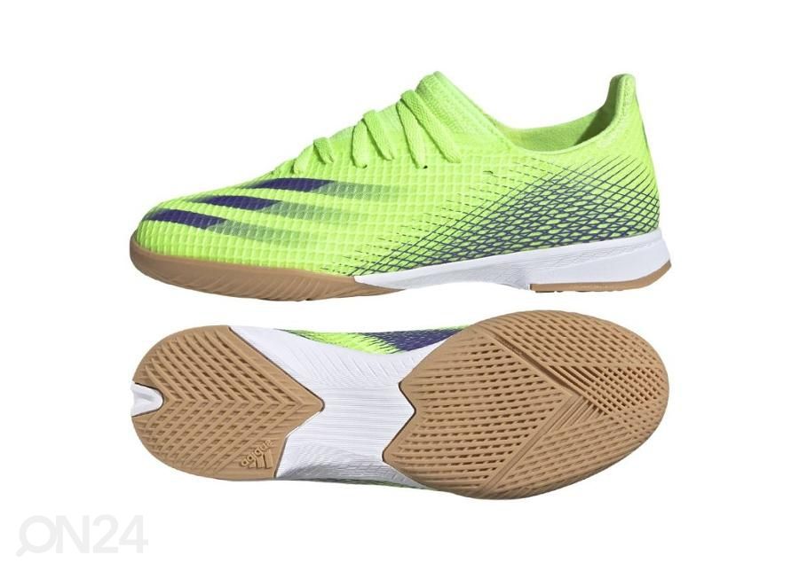 Детские футбольные бутсы для игры в зале Adidas X Ghosted.3 IN Jr увеличить