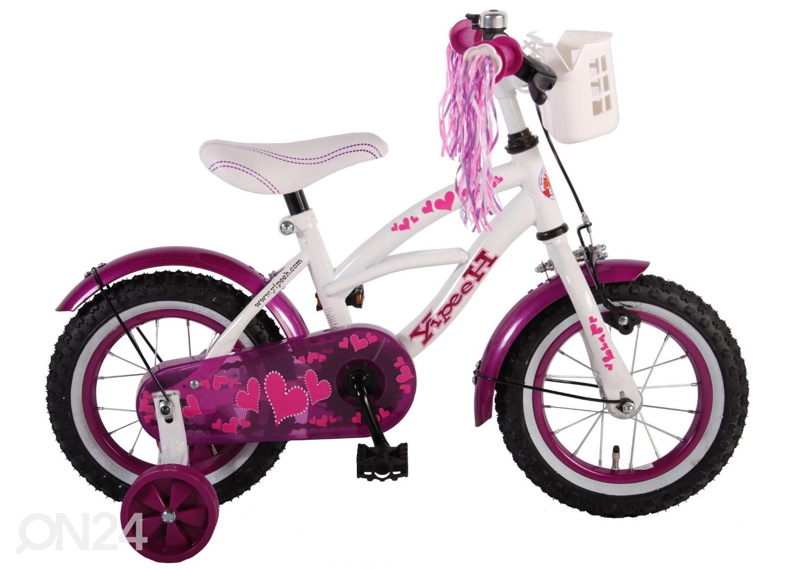 Детский велосипед для девочек Heart Cruiser 12 дюймов Yipeeh увеличить
