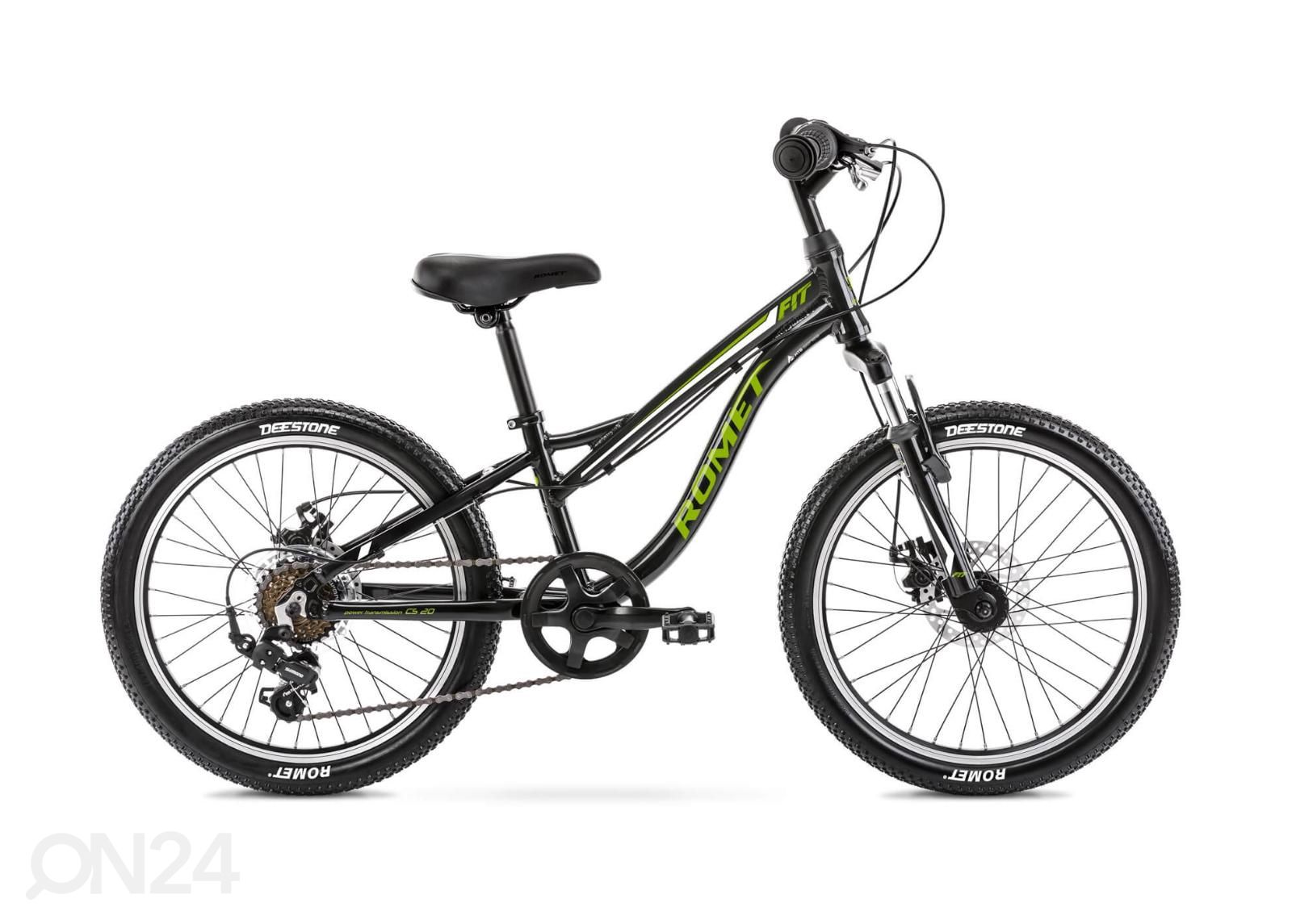 Детский велосипед 20 дюймов Romet Rambler Fit черный увеличить