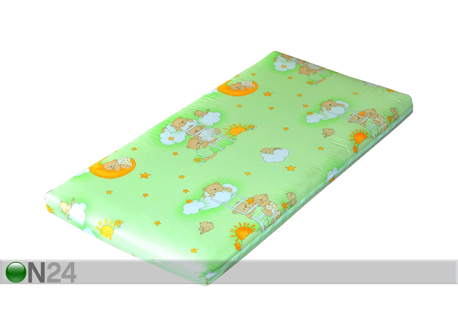 Детский матрас TeddyBear 60х120 см, зелёный увеличить