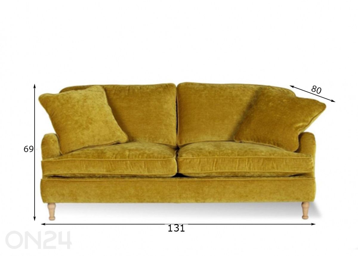 Детский 2-местный диван Howard увеличить размеры