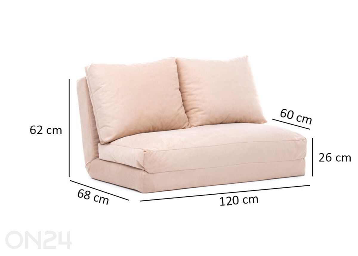 Диван-кровать увеличить размеры