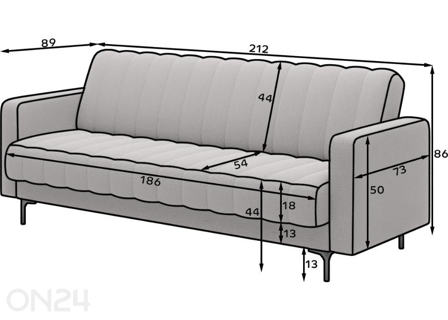 Диван-кровать Roneyy увеличить размеры
