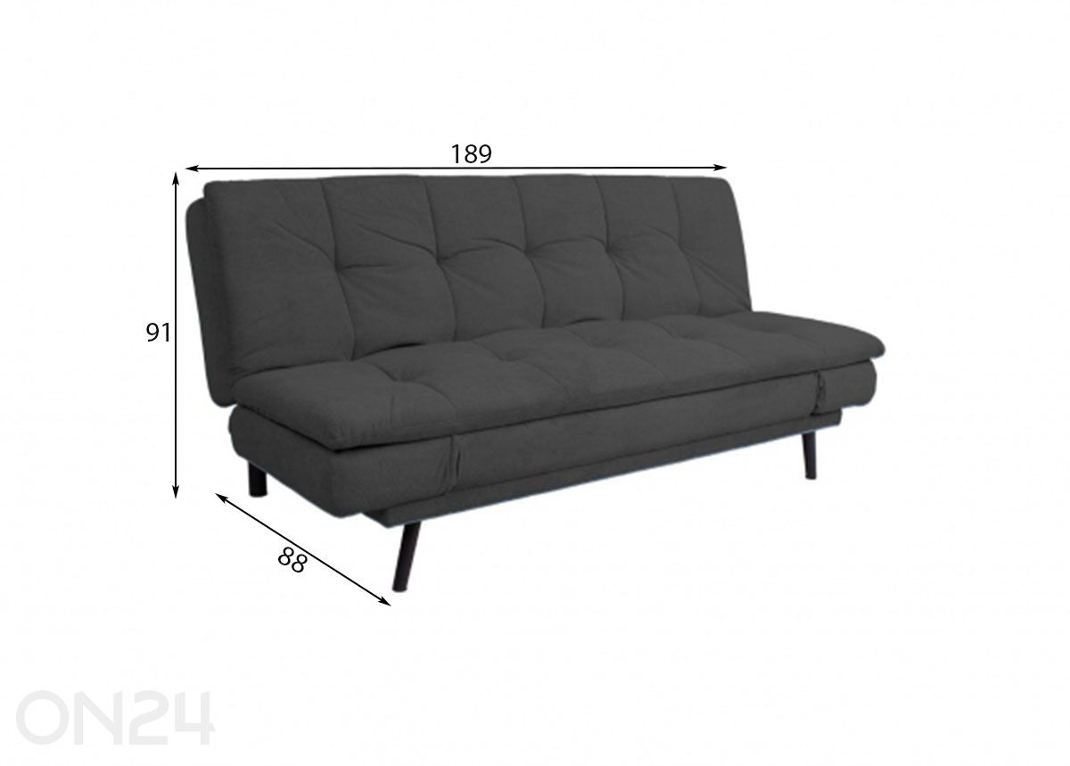 Диван-кровать Roxy увеличить размеры