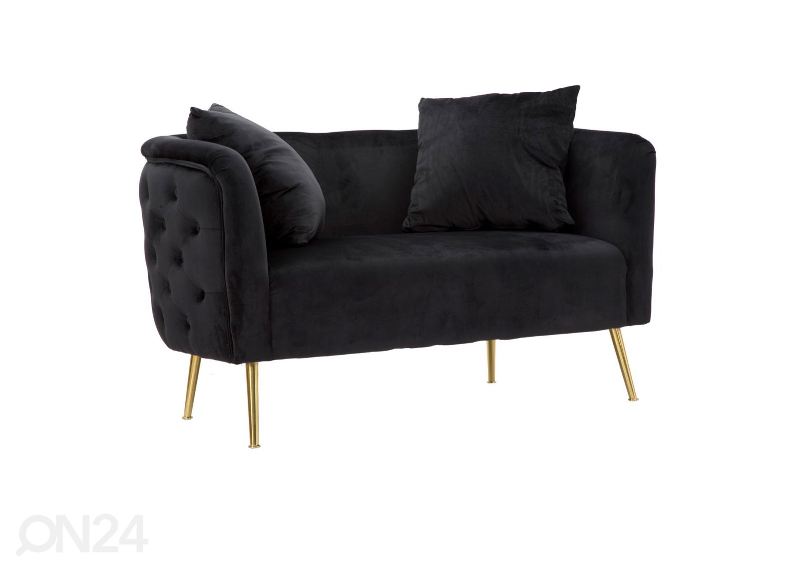 Диван Glam, чёрный увеличить