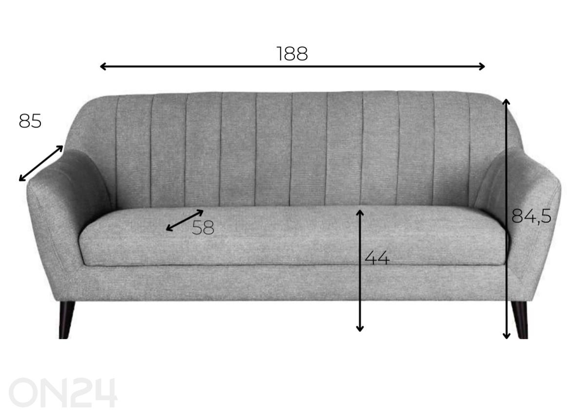 Диван Honduras увеличить размеры