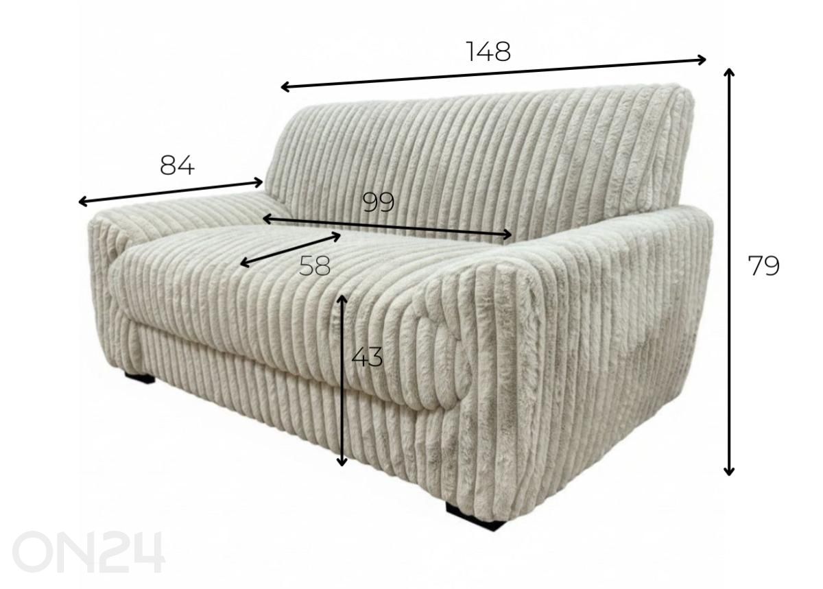 Диван Osillo увеличить размеры