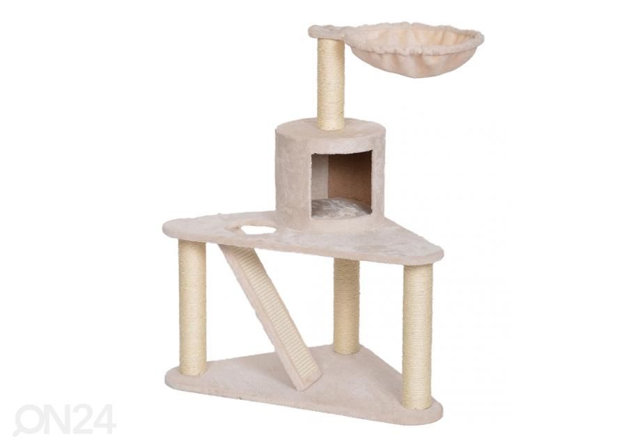 Домик для кошек Axelle 60x60x97,5 см бежевый увеличить
