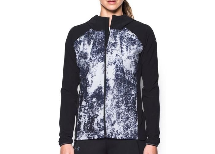 Женская куртка для бега Under Armour Out Run The Storm Printed W 1304715-001 увеличить