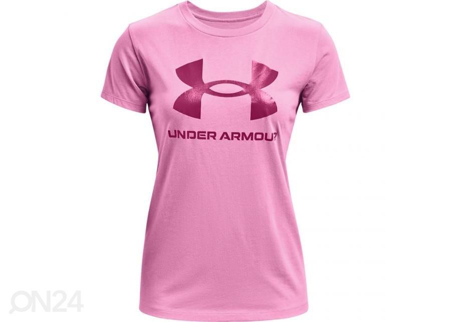 Женская спортивная футболка Under Armour Live Sportstyle Graphic SSC увеличить