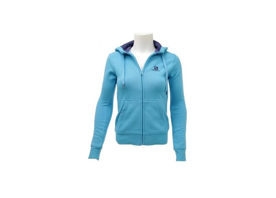 Женская толстовка Salomon Logo FZ Hoodie W 353486 увеличить