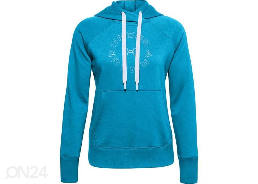 Женская толстовка Under Armour Rival Fleece Metallic Hoodie W 1356323 417 увеличить