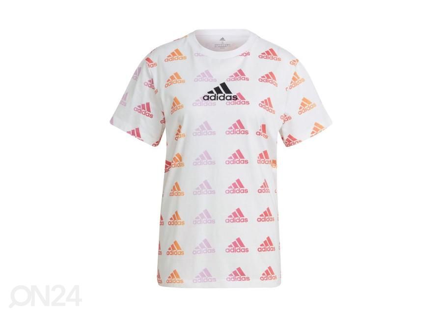 Женская футболка Adidas Essentials Gradient Logo увеличить