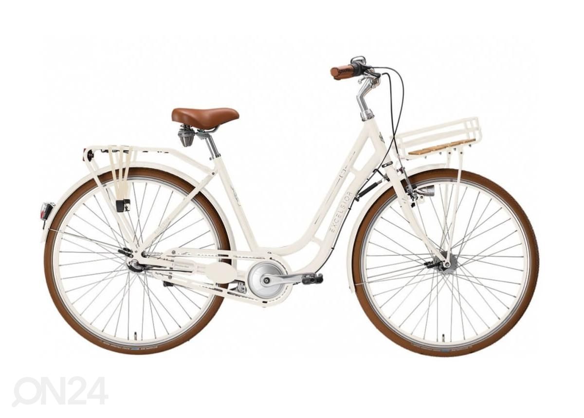 Женский велосипед 28 дюймов Excelsior Juicy 28 дюймов 7 передач Белый увеличить