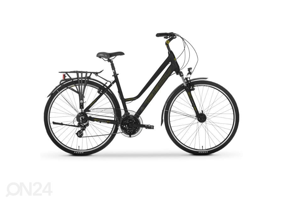 Женский велосипед Tabou Kinetic 2.0 PLUS W (2023) 28" M, черно-золотой увеличить