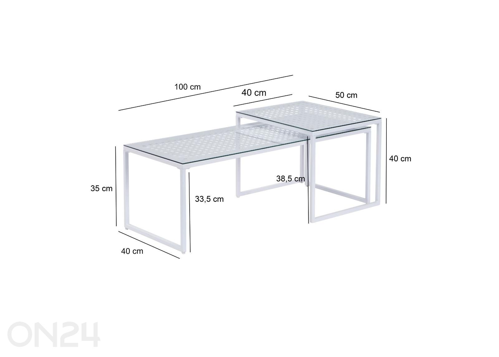 Журнальные столики 50x100 см увеличить размеры