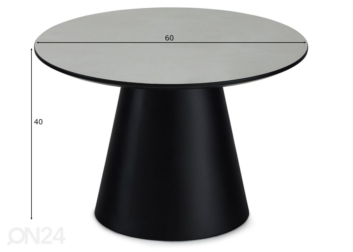 Журнальный столик Tango Ø 60 см увеличить размеры