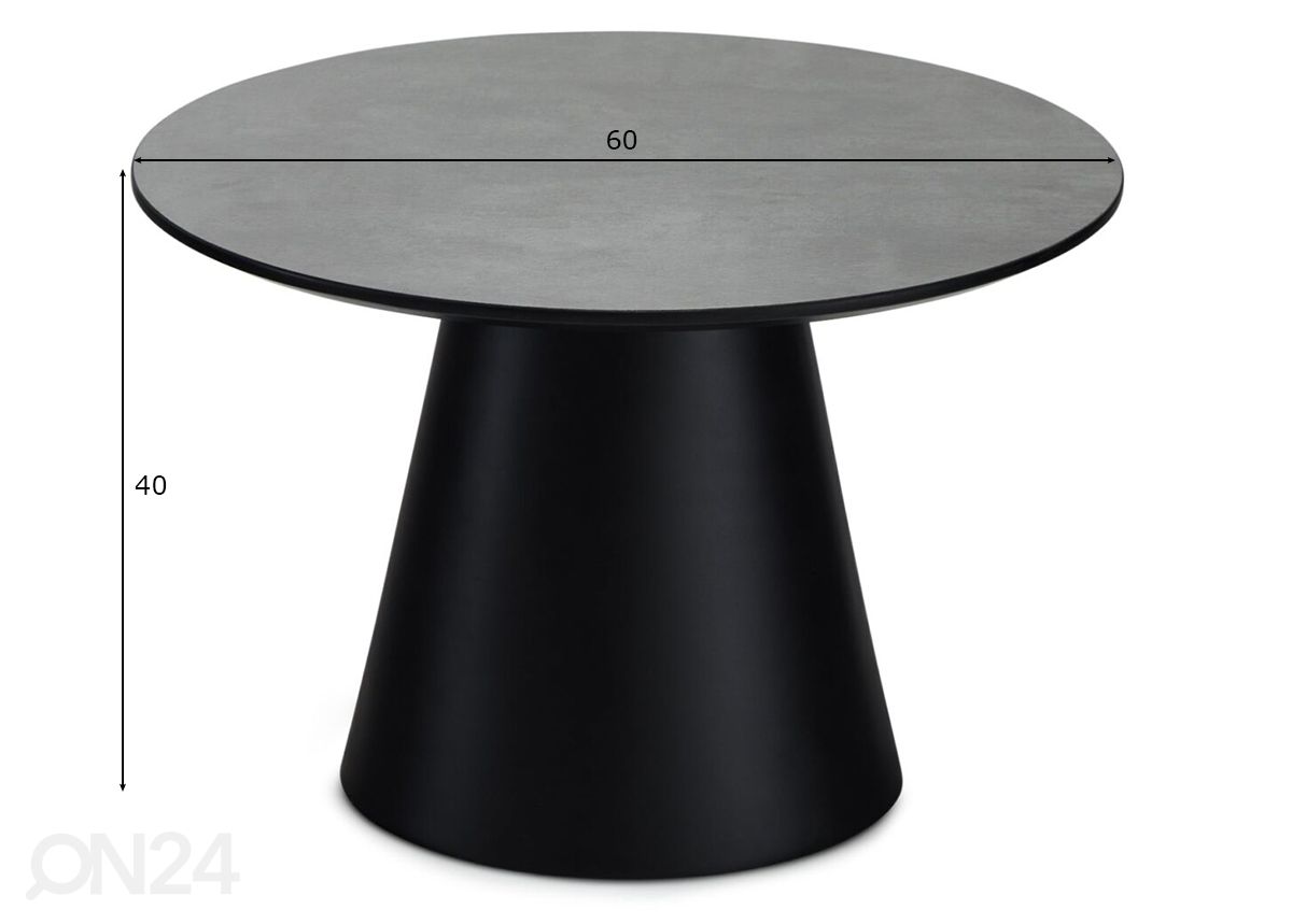 Журнальный столик Tango Ø 60 см увеличить размеры