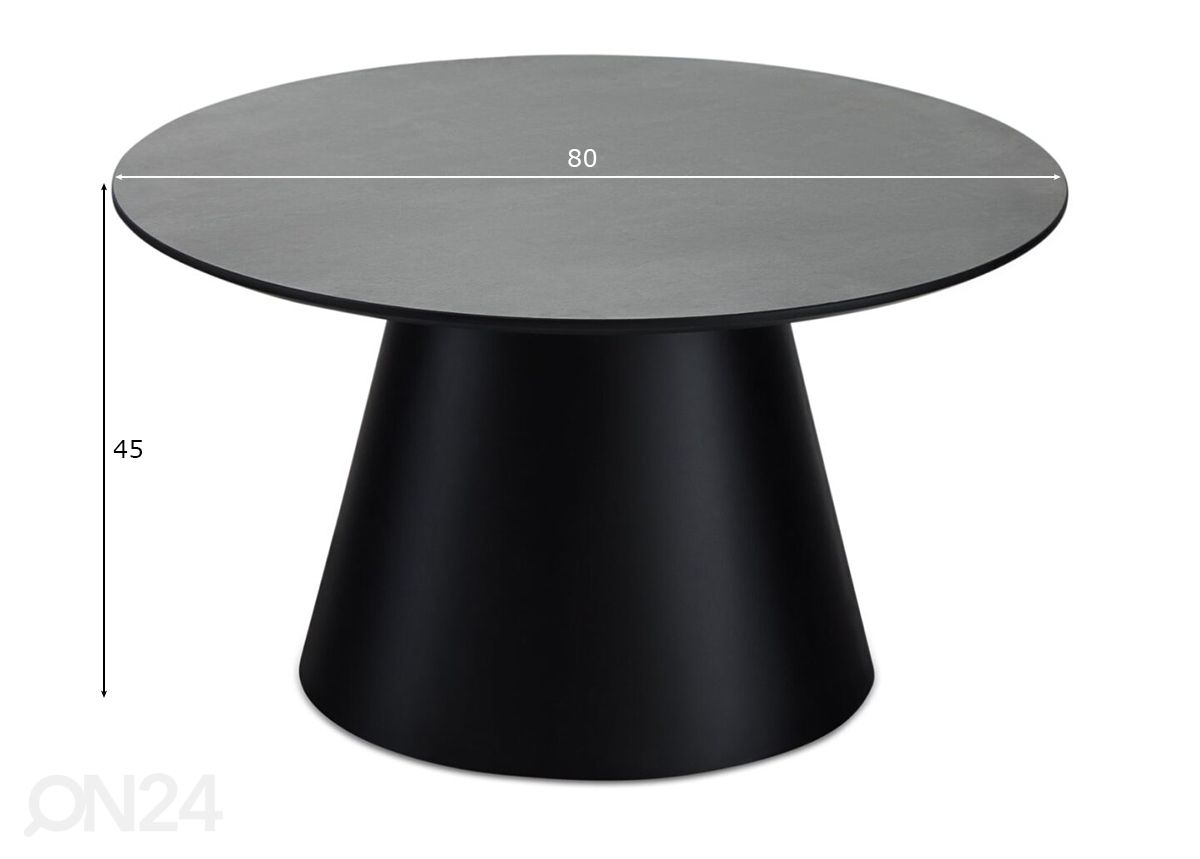 Журнальный столик Tango Ø 80 см увеличить размеры