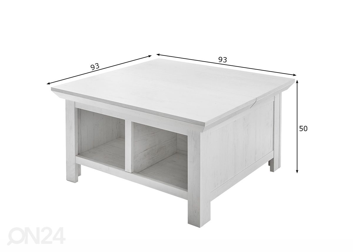 Журнальный столик Westerland 93x93 см увеличить размеры