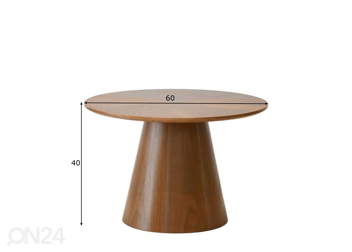 Журнальный стол Ø 60 cm увеличить размеры