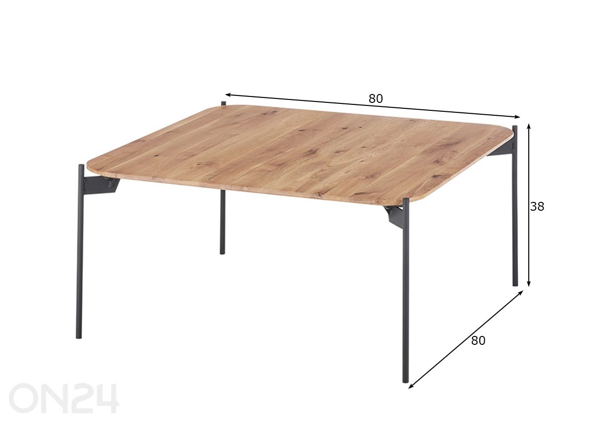 Журнальный стол Alto 60 см увеличить размеры