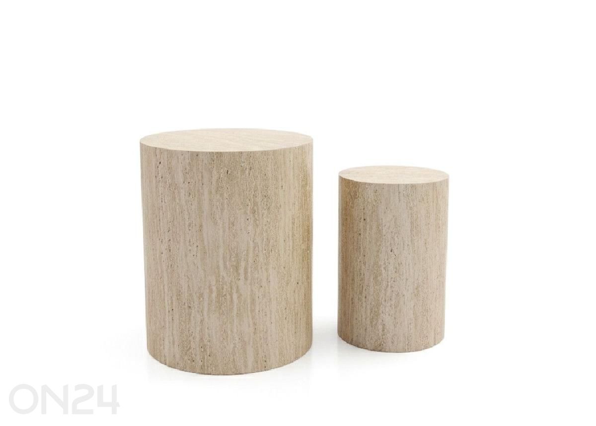 Журнальный стол Bud 2шт, бежевый увеличить