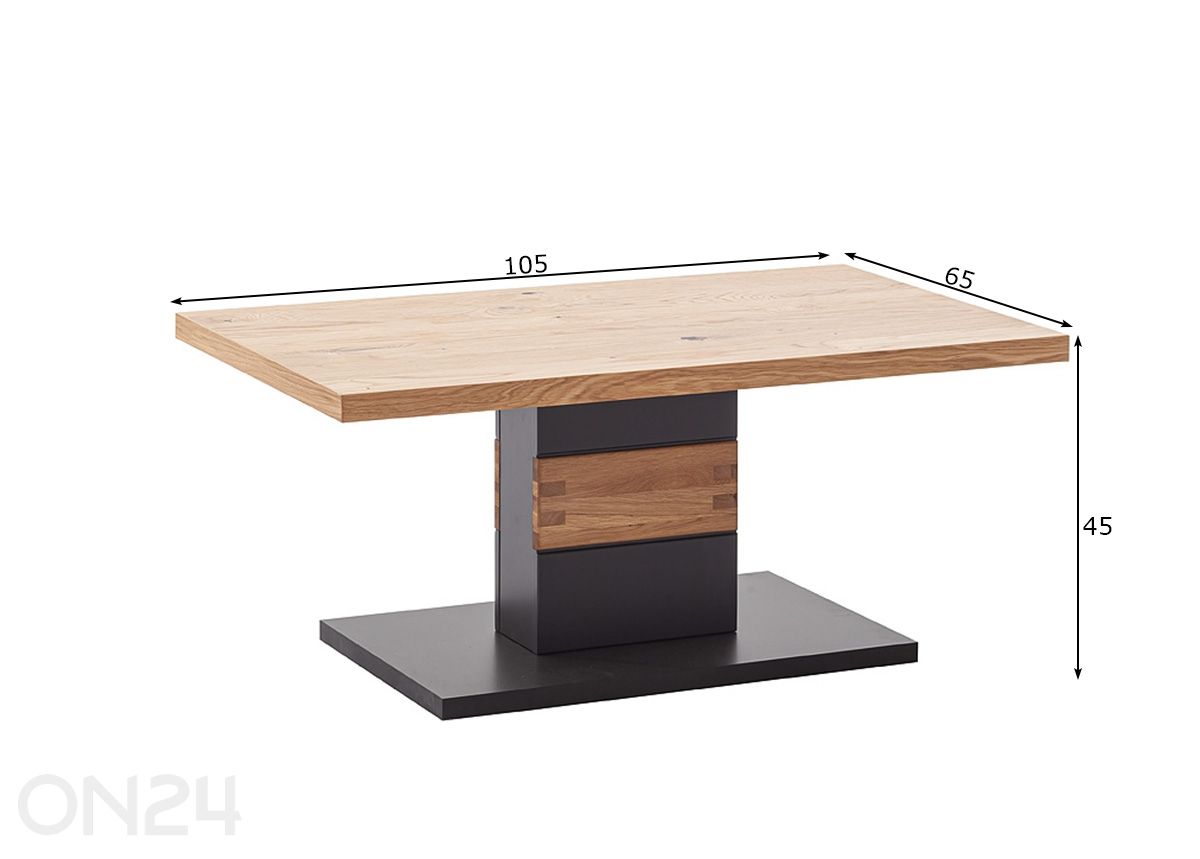 Журнальный стол Cesena увеличить размеры