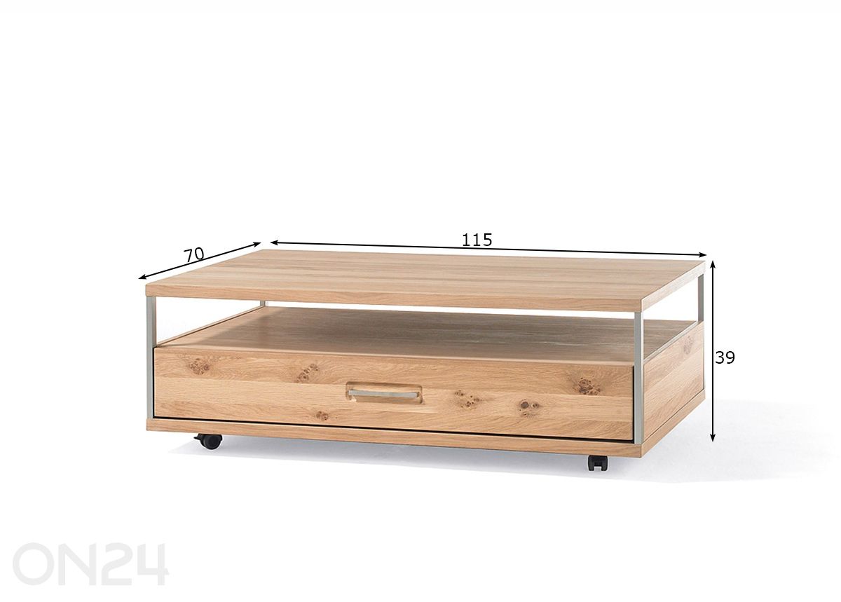 Журнальный стол Espero увеличить размеры