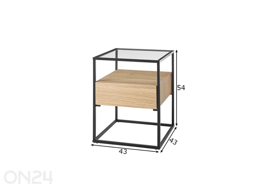 Журнальный стол Evora 43 см увеличить размеры